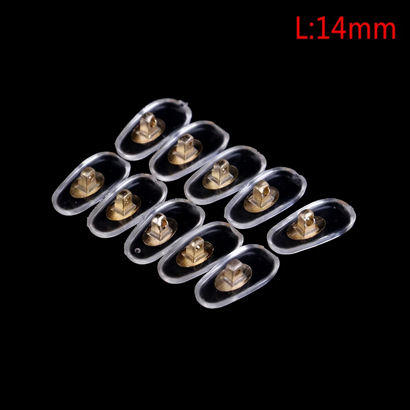 

5 Pairs/lot Nose Pads Brace Support Silicone Screw On For Glasses Sunglasses Support Nose Pad Eyewear Accessories