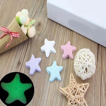 

1PC Creative Wall Thickening Mute Cute Starfish Shape Silicone Handle Door Lock After The Protection Pad Wall Stickers