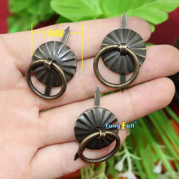 

Fast Shipping 50pcs Small sun hand in hand metal handle drawer pull handle small wire small drawer pulls loop handle 19MM