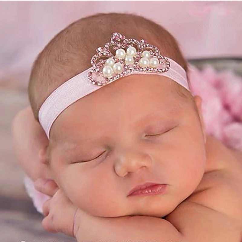 

TWDVS Fashion Headwear Lace Flower Hairband Kids Flower Headband Hair Bands Newborn Hair Accessories 4 Colors w--018