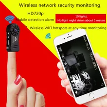Night vision mini camera invisible ultra small high definition mobile computer wireless WIFi remote network monitoring