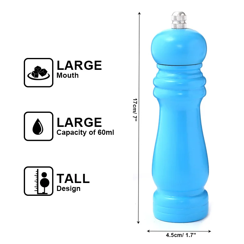 7-Wood-Pepper-Mill-Solid-Wood-and-Adjustable-Ceramic-Salt-and-Pepper-Grinder-Blue