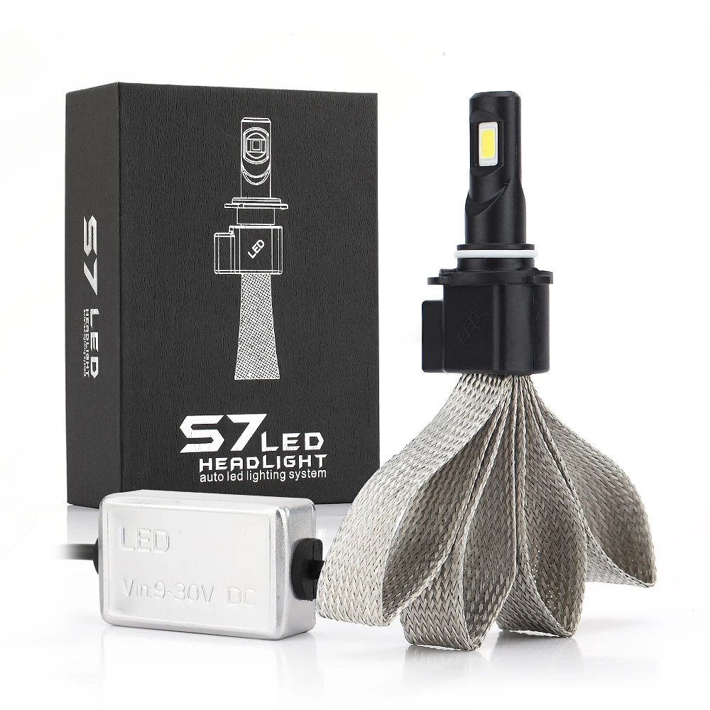 ScandiagLED лампы Conversion Kit-9006(HB4), регулируемый луч, 9600lm 6 K холодный белый