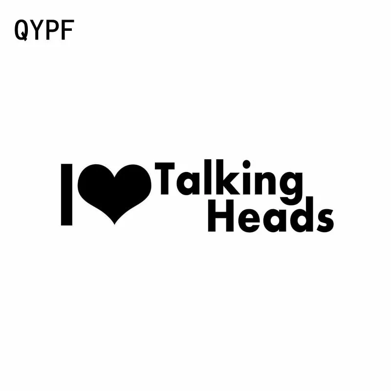 QYPF 14 см * 3 7 Я люблю говорящие головы забавные виниловые наклейки с надписью