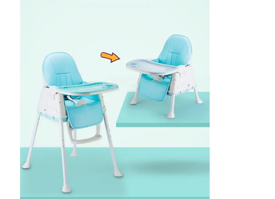 Baby Furniture Baby High Chair Portable Feeding Highchair Portable Folding Kids Table Chair Children Child Eating Dinning Chair