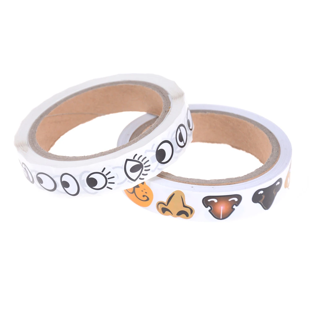 DIY Stickers Cartoon Animal Eye Nose Mouth Educational Toys for