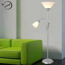 Modern 2 lights mother and child Floor Lamps Living Room adjustable Hotel Lighting E27 E14 LED AC 110V 220V For Bedroom bedside