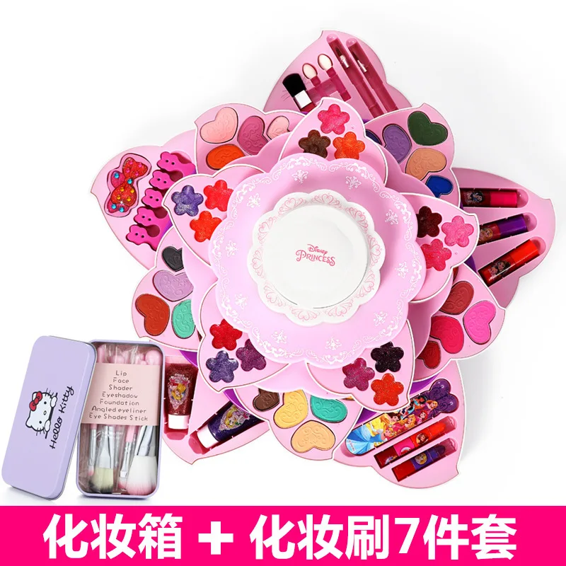 Disney Frozen pretend play Children's Cosmetics Makeup Box Princess Girl Birthday Gift Toy Set Prom Performance Makeup Disney Frozen pretend play Children's Cosmetics Makeup Box Princess Girl Birthday Gift Toy Set Prom Performance Makeup