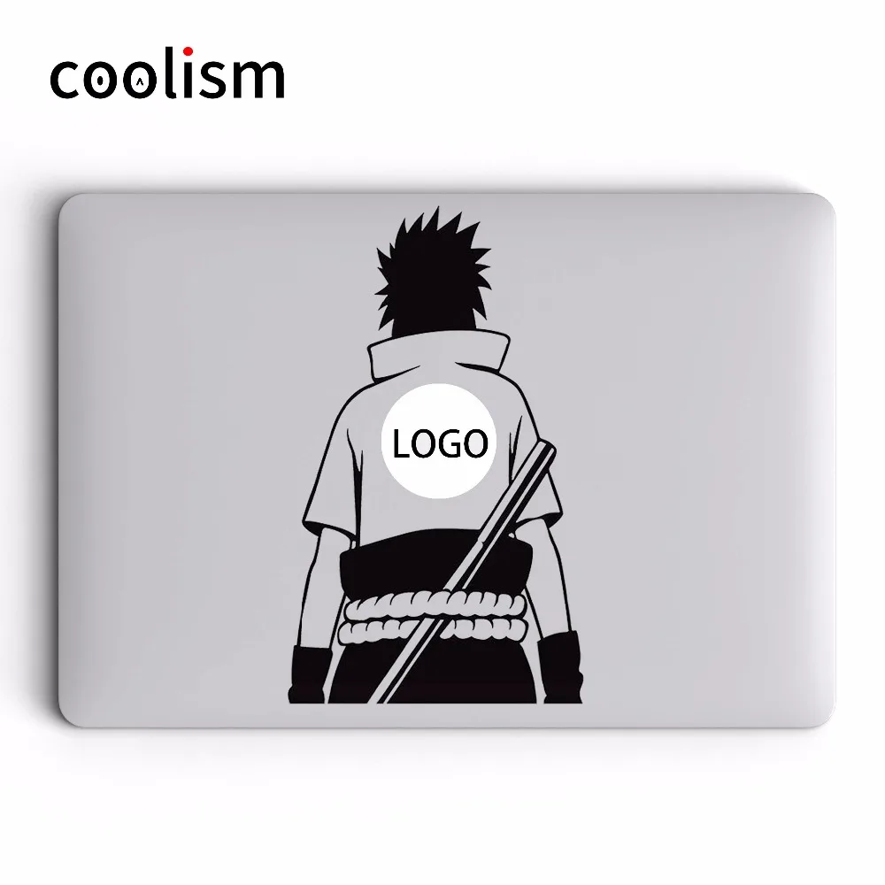 Sasuke Back Anime Naruto Laptop Sticker for Macbook Pro Decal Air