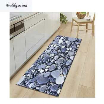 

Free Shipping Smooth Stones Area Rugs For Home Absorbent Bath Mat Door Floor Tapete Banheiro Carpet For Non Slip Alfombra Bano