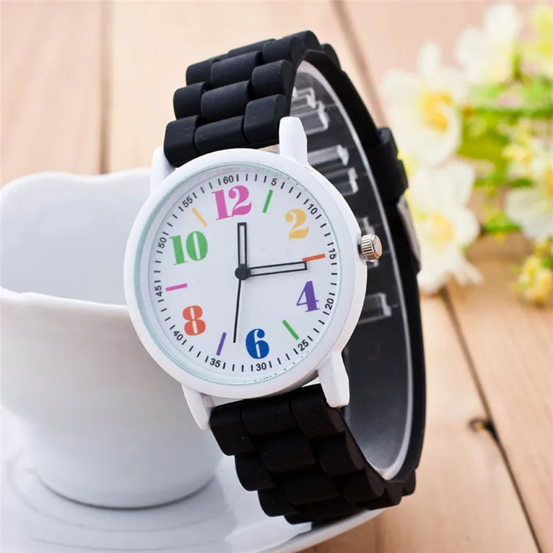 Horloge Simple Geneva Brand Roman Numeral Women Quartz Wrist Watch Digital Minimalism Clock Damskie@50|Women's Watches| - AliExpress
