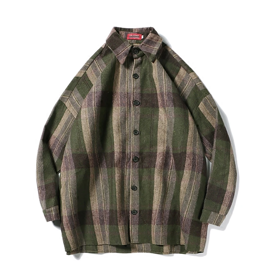 Рубашка мужская винтажная с длинным рукавом|shirt men|shirt casualvintage shirt |