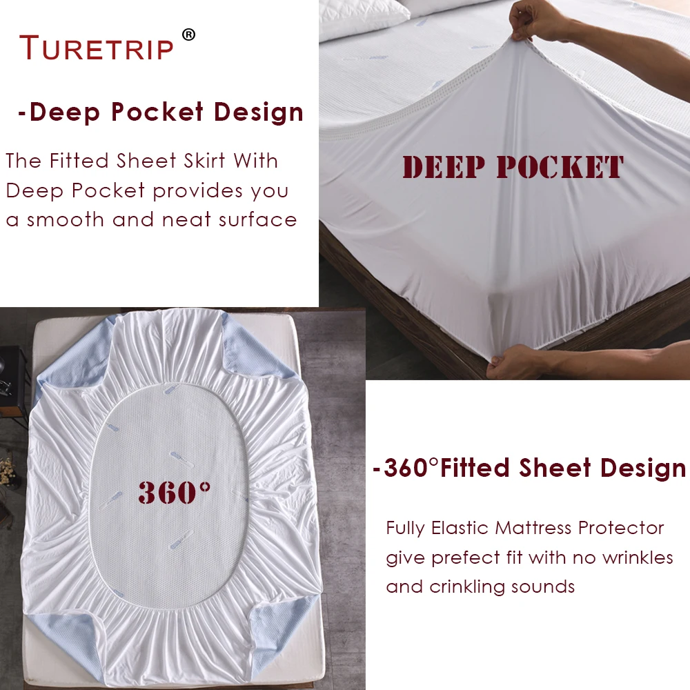 waterproof mattress pad cover king queen size (2)