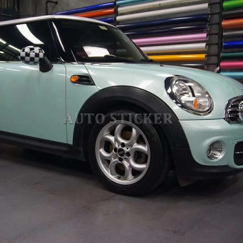 Feuille D Emballage En Vinyle Au Clair De Lune 1 52x20m 5x67ft Autocollant Brillant Avec Macaron Sans Bulle D Air Pour Vehicule Aliexpress