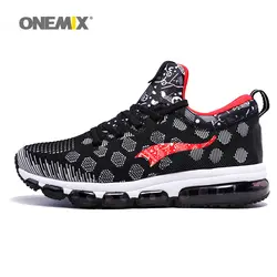 ONEMIX Max Для мужчин кроссовки Для женщин хороший тенденции спортивные кроссовки любителей черный высокие спортивные ботинки открытый