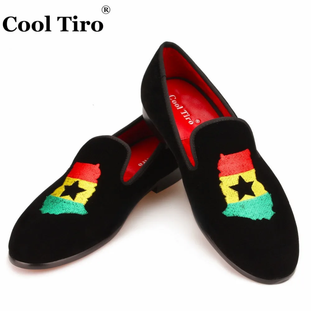Velvet Slippers Loafers Embroidery (6)