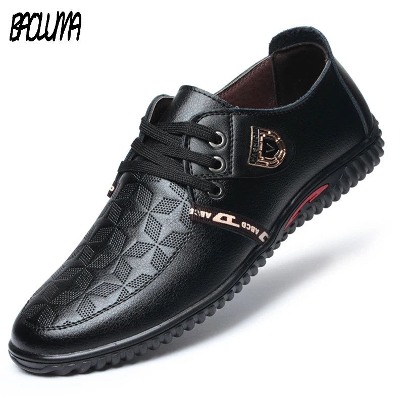 

Mens Designer Shoes Men Shoes Leather Loafers Comfortable Men Casual Shoes Breathable Flats Men Leather Oxford Sneakers