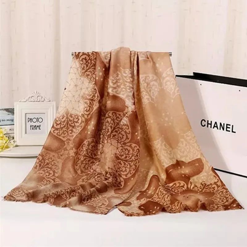 2016 cotton viscose scarf vintage print shawls fashion scarves and