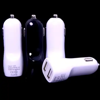 

Redbearlim 500pcs/lot white black 2.1A+1A Dual usb ports Power adapter car charger for iphone 5 6 samsung s3 s4 s6 s7 mp3 gps
