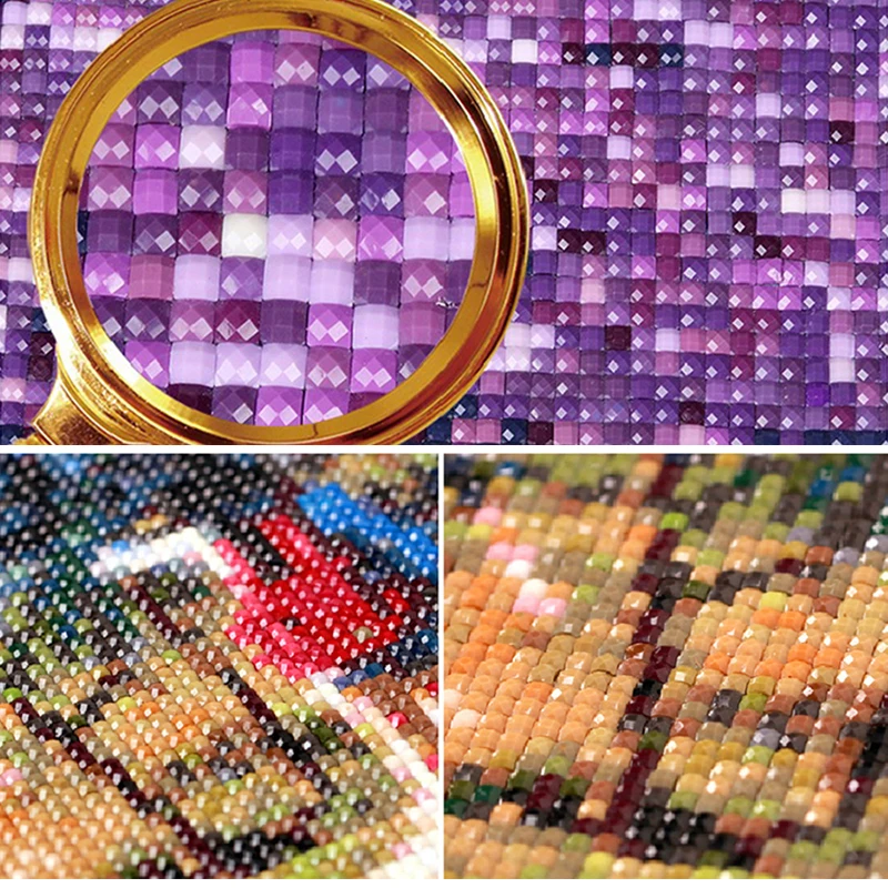 Square Diamond Mosaic Painting 5d diy Embroidery Decoration Full Drill Flowers Paintings Valentines Day Gift (3)
