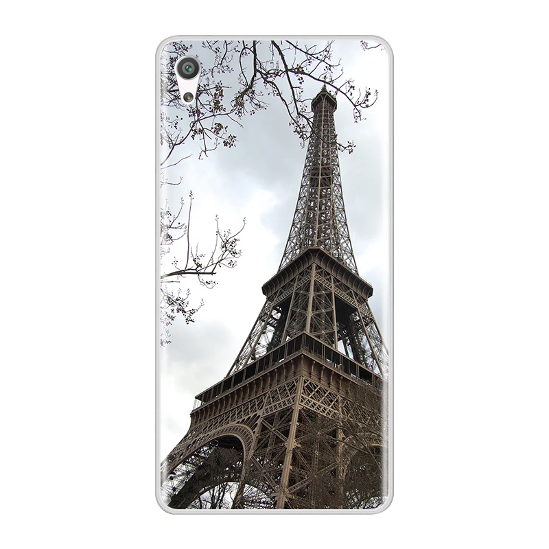 Phone Case For Sony Xperia XA XA1 Ultra Plus Soft Silicone TPU Fashion Flower Painted Back Cover For Sony Xperia XZ Premium Case pouch mobile