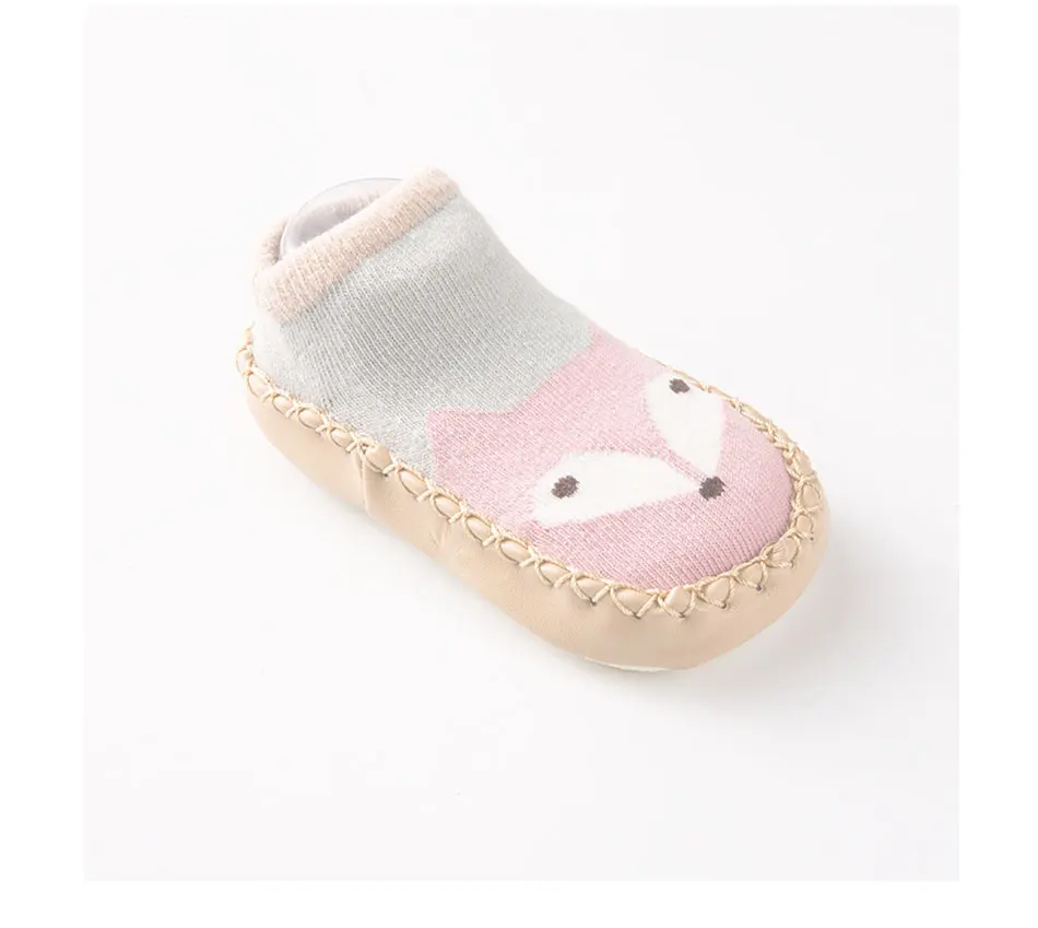 REAKIDS/ забавные носки для новорожденных; сезон весна-осень-зима нескользящие носки для маленьких девочек с резиновой подошвой; милые носки для маленьких девочек