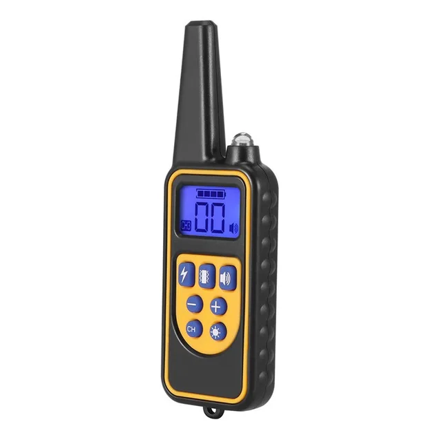Handsome Pet Dogs Waterproof Vibration LCD Electronic Collar Dog Training Collar 1000 Meters Remote Rechargeable Hogard MY1118