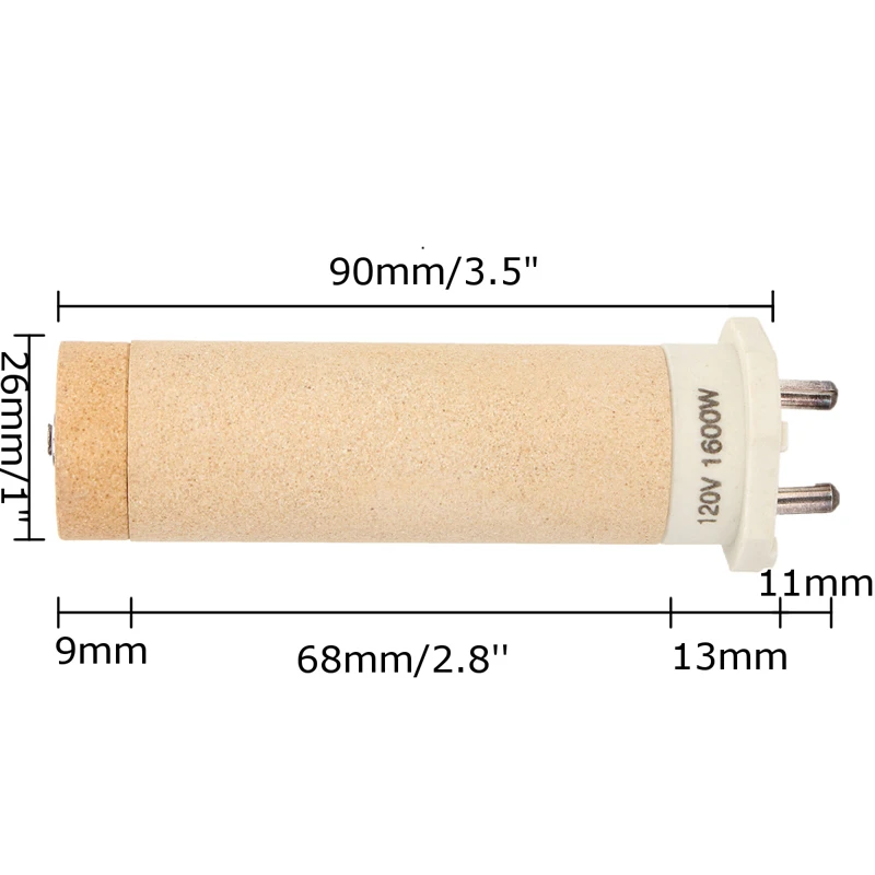 Newest Hot Air Gun 1600W 120V NT100.702 Ceramic Welding Heating Element