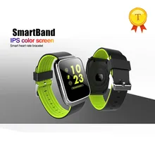 Новые модные большой экран 1.54 дюйма Bluetooth Смарт часы Спорт SmartBand с сердечного ритма Приборы для измерения артериального давления Мониторы Smart Band