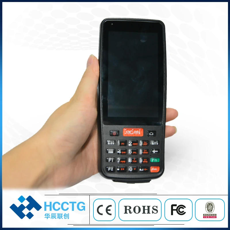 PDA401 4 г ручной КПК android 7,0 POS терминал сенсорный экран 2D сканер штрих кода беспроводной Wi-Fi и bluetooth-адаптер gps считывания штрих-кодов