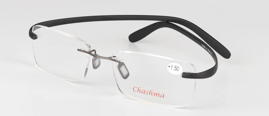 Chashma бренд Lesebrille TR90 очки лупа без оправы ультра светильник очки Рамка очки для чтения с Чехол диоптрий 1,5