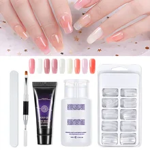 Набор для маникюра 15 мл Расширенный клей+ пилка для ногтей+ ручка с двойным концом+ раствор Clenser+ модель для маникюра SK88