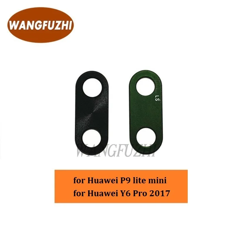 WANGFUZHI для Huawei P9 lite mini Y6 Pro 2017 Оригинальный стеклянный объектив камеры запасная