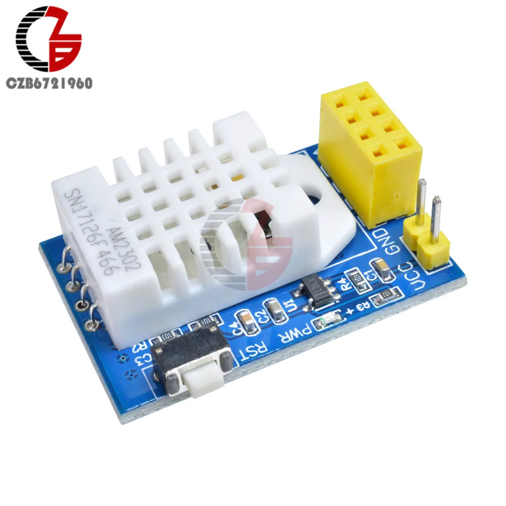 Wifi ESP8266 ESP-01S DHT11 DHT22 AM2302 Цифровой Датчик температуры и влажности Модуль Замена SHT11 SHT15 для термостата гигростат - Цвет: ESP8266 AM2302