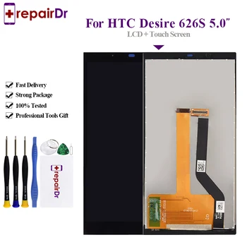 

OEM Screen For HTC Desire 626S LCD Display Touch Digitizer Sensor Glass 5.0 D626S 100% Tested For HTC 626S Lcd Screen