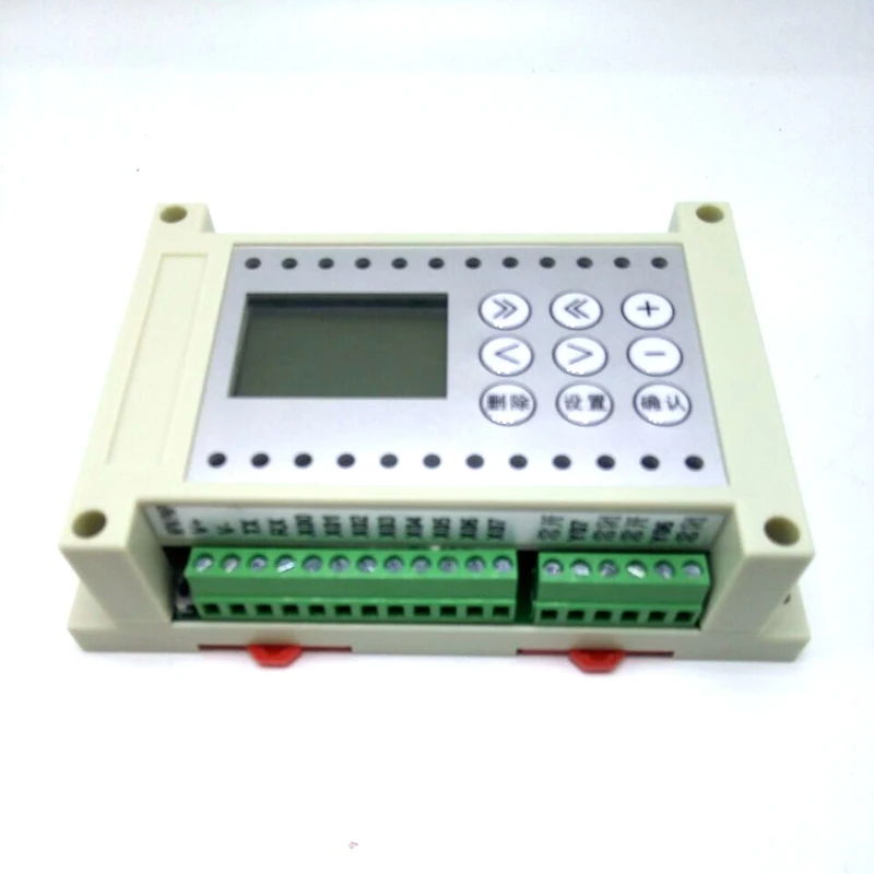 

8 in 8 out 8 way multi time relay programmable controller cycle time switch simple PLC all-in-one