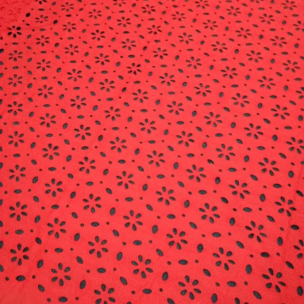 

2018 New Swiss Cotton Fabric Upgrade African Cotton Punching Fabric