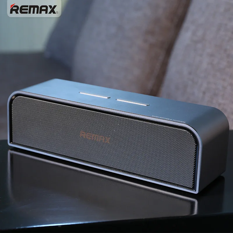 REMAX Беспроводной 4 0 Bluetooth динамик металлический Настольный книжная полка AUX USB RB