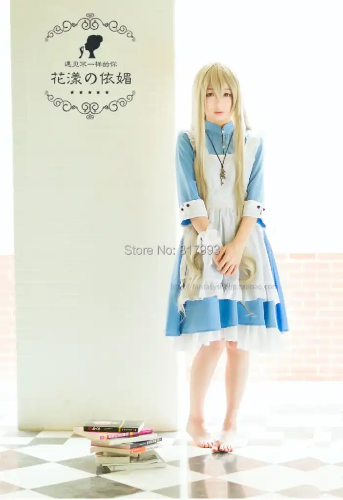 蜉蝣プロジェクトドレスアニメ小桜mariコスプレ衣装女性grilsかわいい服スカート エプロン制服 コスプレ衣装女性 蜉蝣プロジェクトcosplay Costume Aliexpress