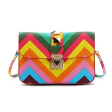 2016 New hot summer de mode arc-en-designer femmes sacs à main de dames messenger petit sac à bandoulière sac livraison gratuite bolsa