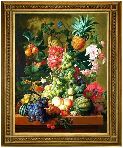 

Needlework,DMC DIY Cross stitch,Embroidery kit set table watermelon fruit Flower Cross-Stitch painting wall decor Wholesale