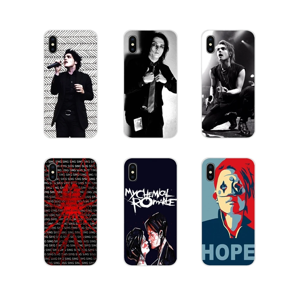Силиконовые чехлы для Apple iPhone X XR XS MAX 4 4S 5 5S 5C SE 6 6S 7 8 Plus ipod touch 2018 Gerard Way My Chemical Romance