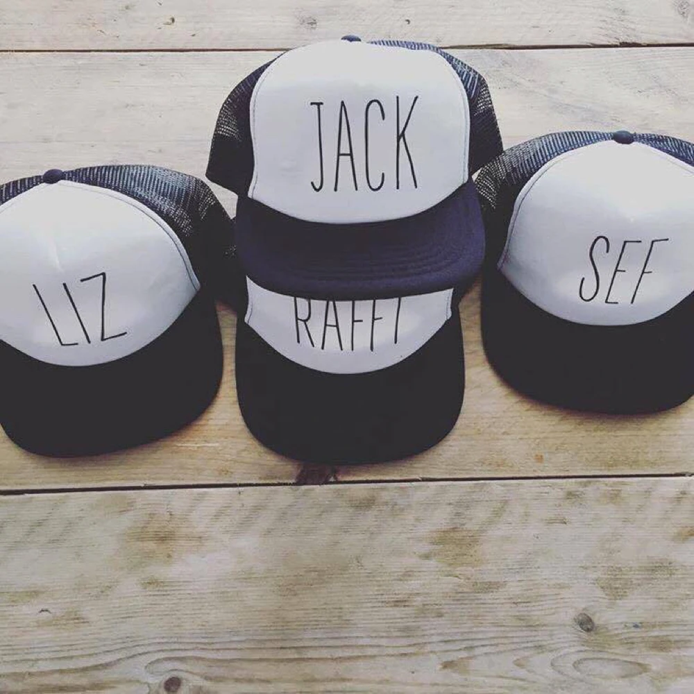 Günstig DongKing Kinder Baby Kind Name Nach Trucker Hut Gedruckt Name Kind Baby Sohn Tochter Nach Persönlichen Kappe Meth Baseball Kappe geschenk