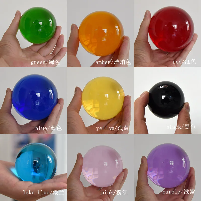 Rare Clear Asian Quartz Color beads solid Ball Transparent Crystal Sphere be used for Fashion Table Decor Good Luck | Дом и сад