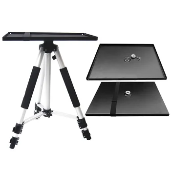 

Besegad 34x24cm Universal Metal Tray Stand Platen Platform Holder for 3/8inch Tripod Projectors Monitors Laptops