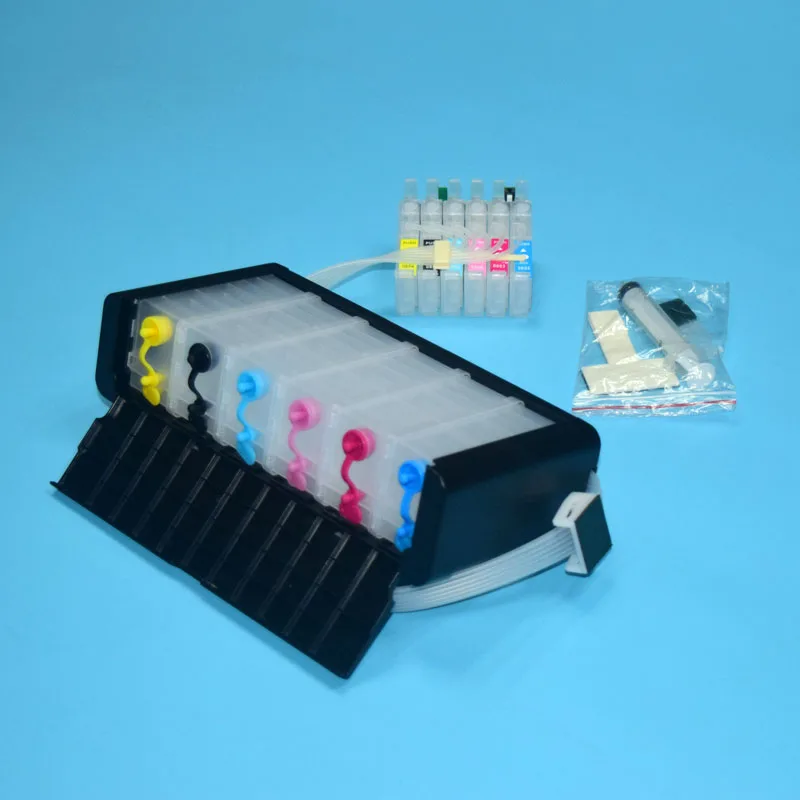 

6 Color/Set Continuous Ink Supply System For Epson PX650/PX660/PX700W/RX585/RX685/RX560/R265/R285/R360/P50 Ciss