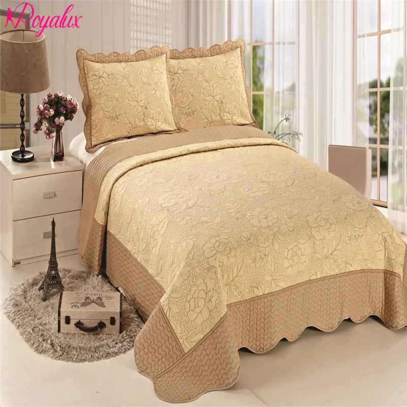 Бренд &quotRoyalux&quot 230*250CM Покрывало И Пледы На Кровать с наволочками 50 на 70 Бесплатная