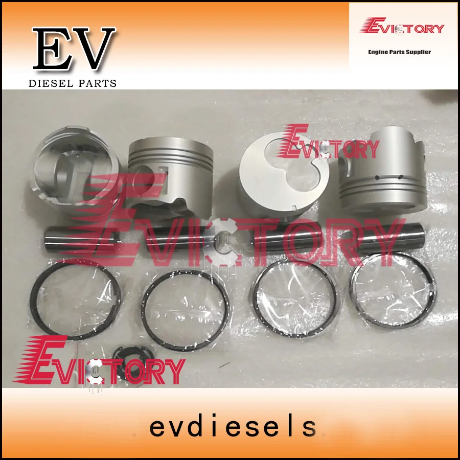 

For Isuzu engine 4JG2 4JG1 piston+piston ring