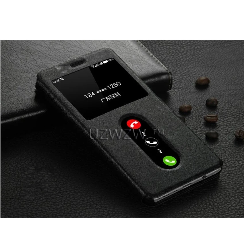 

For Oneplus 5T Flip Leather Case For Oneplus 6 5 5T Luxury Smart Window Leather Case Cover For One plus 6 5T