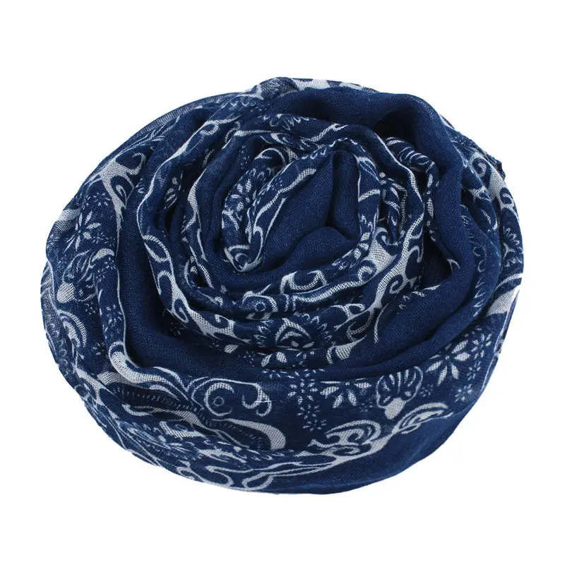 Women Lady Classical Print Scarf Sun Protection Gauze Kerchief women's scarves handkerchief hijab scarf 40FE2507